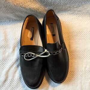 new French Connection loafers with chain size 9.5